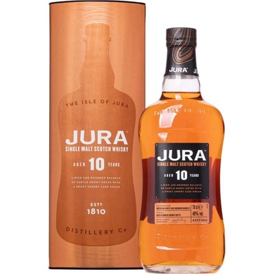 Jura Single Malt Scotch Whisky 10y 40% 0,7 l (tuba)