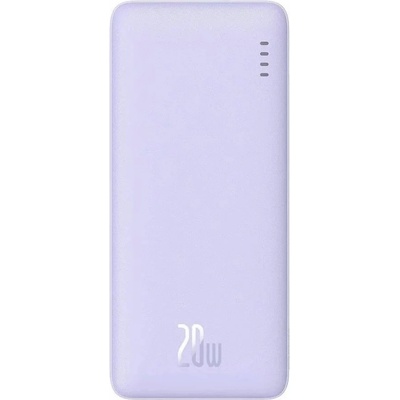 Baseus Airpow Fast Charging Power Bank 20W 20000 mAh (P10022804513-00) - външна батерия с 1xUSB-A и 1xUSB-C изходи с технология за бързо зареждане (лилав)