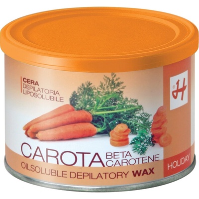HOLIDAY Liposoluble Hypoalergenní depilační vosk CARROT 400 ml