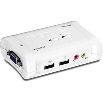 TRENDnet Суич KVM TRENDnet TK-209K, 2 USB порта + Аудио (TK-209K) (TK-209K)