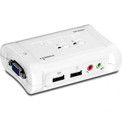 TRENDnet Суич KVM TRENDnet TK-209K, 2 USB порта + Аудио (TK-209K)