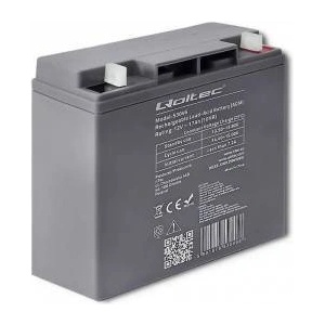 Qoltec Battery AGM Qoltec | 12V | 17Ah | MAX. 255A