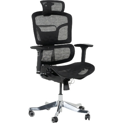 Ергономичен стол Carmen 7902 - черен (3520184)