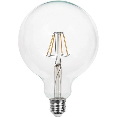 V-TAC LED Žiarovka FILAMENT G125 E27/6W/230V 3000K VT1946