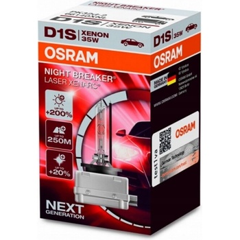 Osram xenonová výbojka D1S XENARC NIGHT BREAKER LASER +200% 1ks