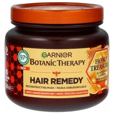 Garnier Botanic Therapy Hair Remedy obnovujúca maska pre poškodené vlasy zabraňujúca lámaniu s včelím voskom 340 ml