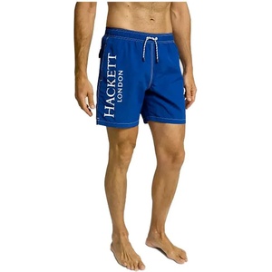 Hackett Бански гащета Hackett Branded Solid swimming shorts - Blue (Ocean)