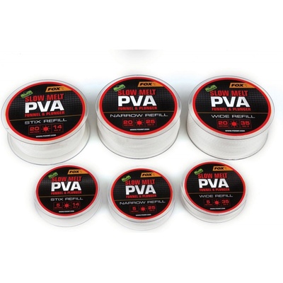 Fox Edges PVA Punčocha Refill Slow Melt 20 m 35 mm Wide