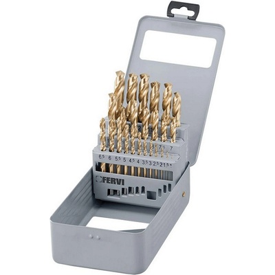 FERVI Комплект свредла за метал Fervi P062 - ф 1-13 mm, 25 броя (P062)