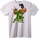NOONEBRAND Тениска Люта Сила - 2XL, White
