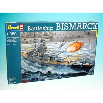 Revell Plastic ModelKit loď Battleship Bismarck 1:350