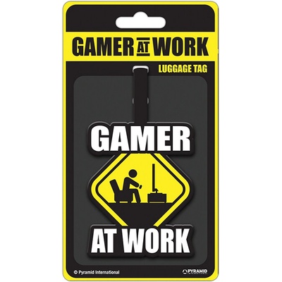 Pyramid Štítok na batožinu Gamer at work