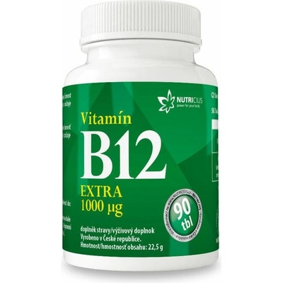 Vitamín B12 EXTRA 1000 µg 90 tablet