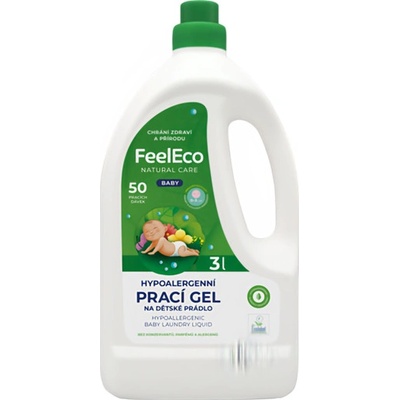 FeelEco Baby Prací gel na dětské prádlo 3 l