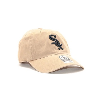 47 Brand Chicago White Sox Clean Up Khaki Strapback hnědá černá hnědá