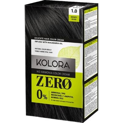Kolora Zero Боя за коса, 1.0 Наситено черен