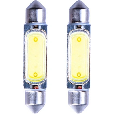 4Cars 96764 Sufitka 12V 1LED T11x36mm 1,5W bílá 2ks