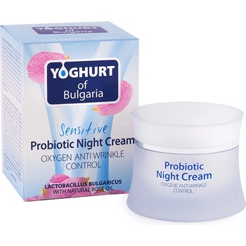 Biofresh probiotický nočný krém s kyslíkem růžovým olejem a jogurtovou kulturou 50 ml