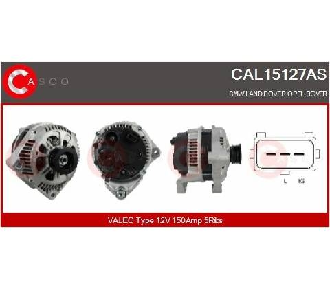 generátor CASCO CAL15127AS