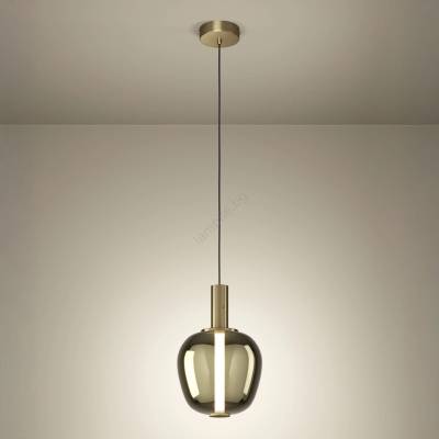 EGLO 390464 - LED димируема висяща лампа на кабел FRUITERA LED/6W/230V + LED/1, 6W златна (EG390464)