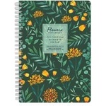 Drasca Скечбук Flowers 120г А5 60л Dahlia зелен фон