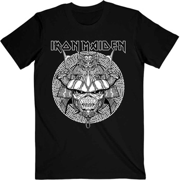 Iron Maiden Риза Senjutsu Samurai Graphic White Unisex Black 2XL (IMTEE134MB05)