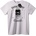 NOONEBRAND Тениска Класически барбер skull - XL, White