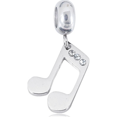 Linda's Jewelry Prívesok na náramok Veselá Nota chirurgická oceľ IP076