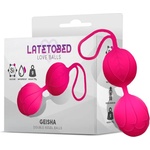 LATETOBED Geisha Double Kegel Balls Fuchsia 70g