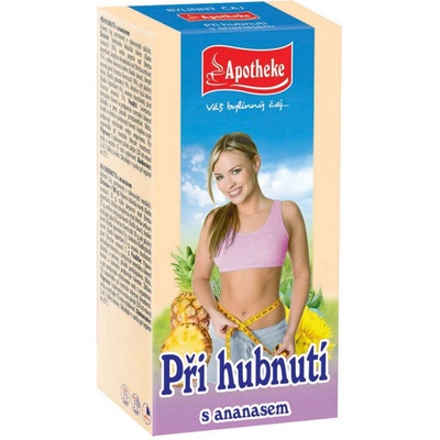 Apotheke čaj při hubnutí s ananasem 20 x 1,5 g