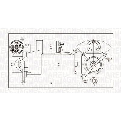 Startér MAGNETI MARELLI 063720373010