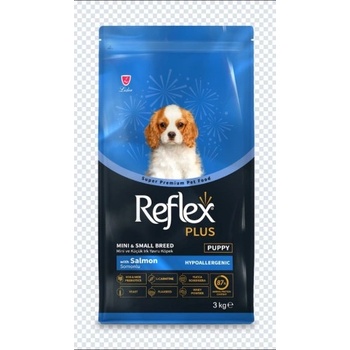 Lider Pet Food REFLEX+ MINI/SMALL PUPPY SALMON 3 kg - Пълноценна храна за малки кученца от дребни породи със сьомга 3 кг