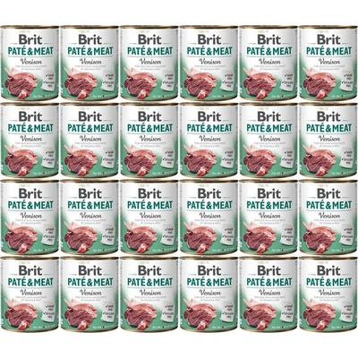 Brit Paté & Meat Dog Venison 24 x 800 g