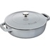 Staub Chistera kastrol s poklicí 24 cm 2,4 l šedý