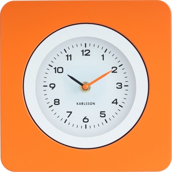 Karlsson New Vintage стенен часовник, оранжев (KA6050OR)