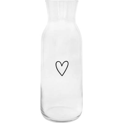 Eulenschnitt Karafa Heart 1,2 l, čirá barva, sklo