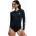 Roxy Дамски цял бански костюм ROXY Essentials Front Zip anthracite