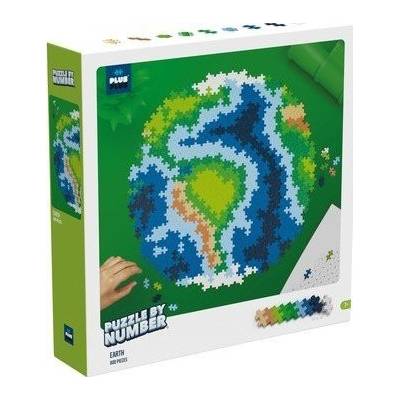 Plus Plus PLUS-PLUS BY NUMBER ZIEMIA 800 dielov