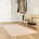 vidaXL Каса за килим MARSA Крем 80 x 150 cm Полиестер и PVC (42023053)