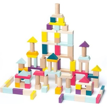 Cubika Sada dřevěných kostek 50 ks