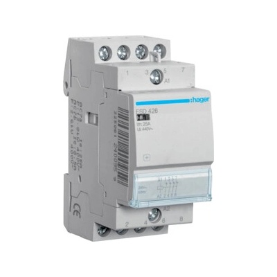 HAGER Stykač ESD426 4R 25A 24VAC ESD426