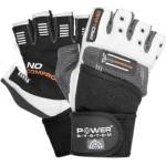 Power System Training Gloves with Wristwraps | No Compromise - White / Grey L