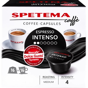 Spetema Caffe Кафе капсули Spetema Espresso Intenso съвместими с Dolce Gusto, 16 капсули