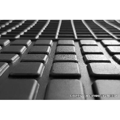 Гуменa стелкa Petex съвместима с VW T4 Transporter 1990-2003, задна, 71x43, 1 част, черна (68210)