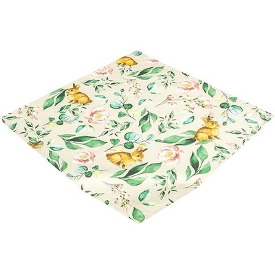 Bellatex Ubrus Adéla 303 zajíček v lupení 50x50cm