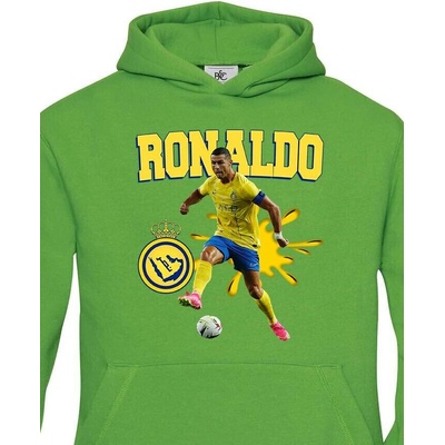Dětská mikina Cristiano Ronaldo Al Nassr zelená