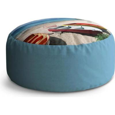 Sablio Taburet Circle Loďky na pláži: 38x48 cm