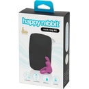 Happyrabbit Cock Kit - vibračný krúžok na penis s úložným vreckom fialový