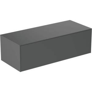 Ideal Standard Atelier Conca стенен шкаф за монтаж на стена с 1 чекмедже и плот 120 см, антрацит мат (T4314Y2)