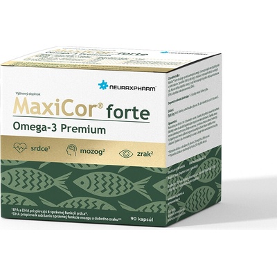 MaxiCor Forte Omega-3 Premium 90 tabliet